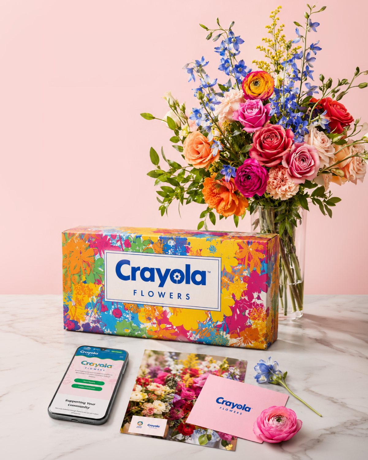 Crayola Flowers campaign